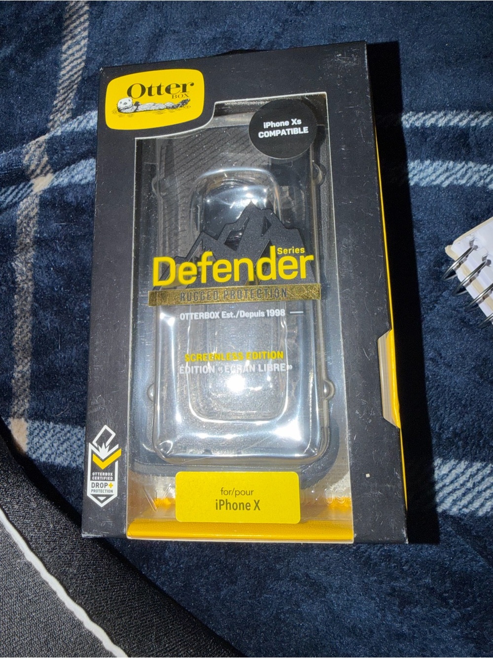 OtterBox Defender Series Rugged Case - Black with Yellow Accents
